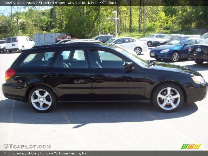 Obsidian Black Pearl / Off-Black 2006 Subaru Legacy 2.5i Limited Wagon