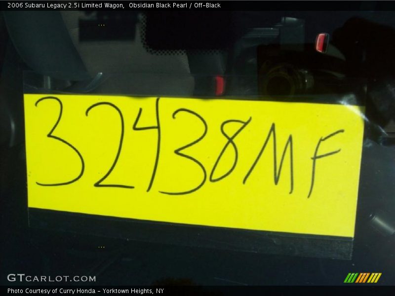 Obsidian Black Pearl / Off-Black 2006 Subaru Legacy 2.5i Limited Wagon