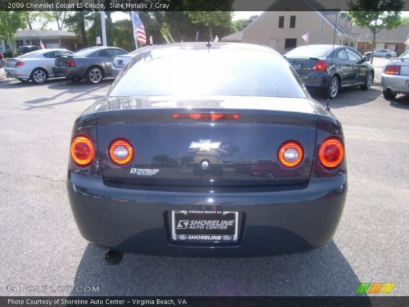 Slate Metallic / Gray 2009 Chevrolet Cobalt LS Coupe