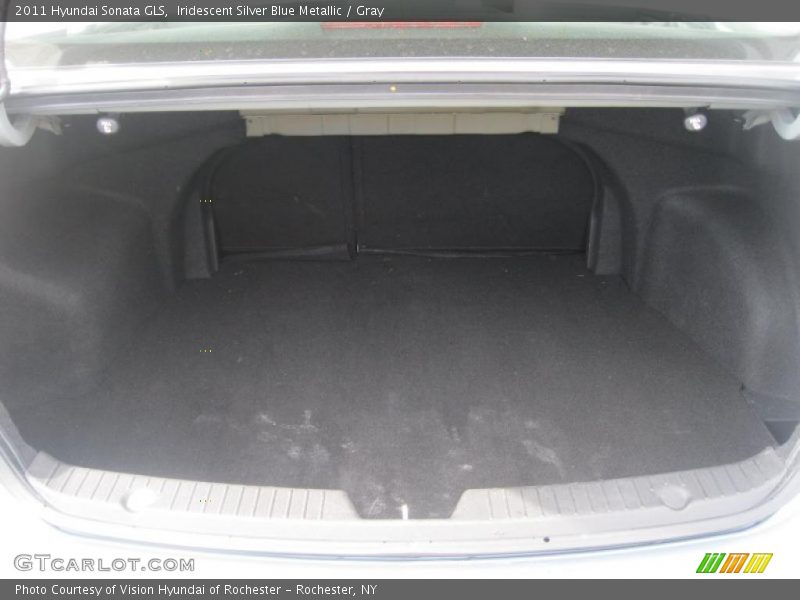 Iridescent Silver Blue Metallic / Gray 2011 Hyundai Sonata GLS
