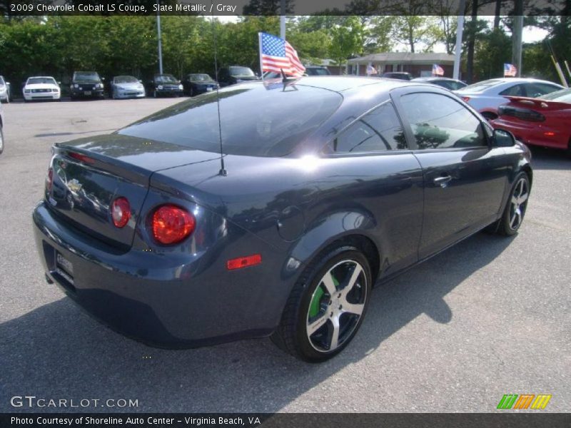 Slate Metallic / Gray 2009 Chevrolet Cobalt LS Coupe