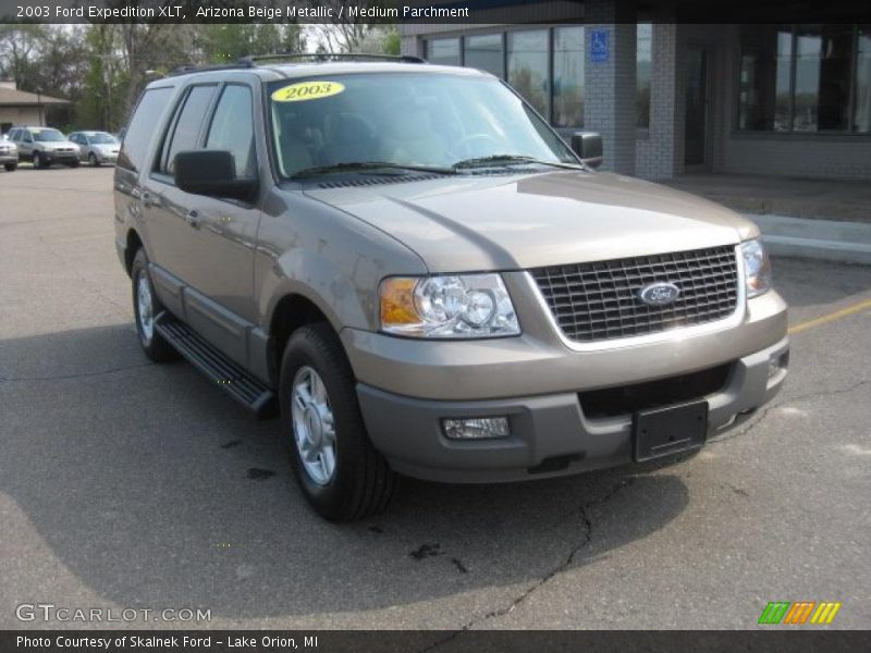 Arizona Beige Metallic / Medium Parchment 2003 Ford Expedition XLT