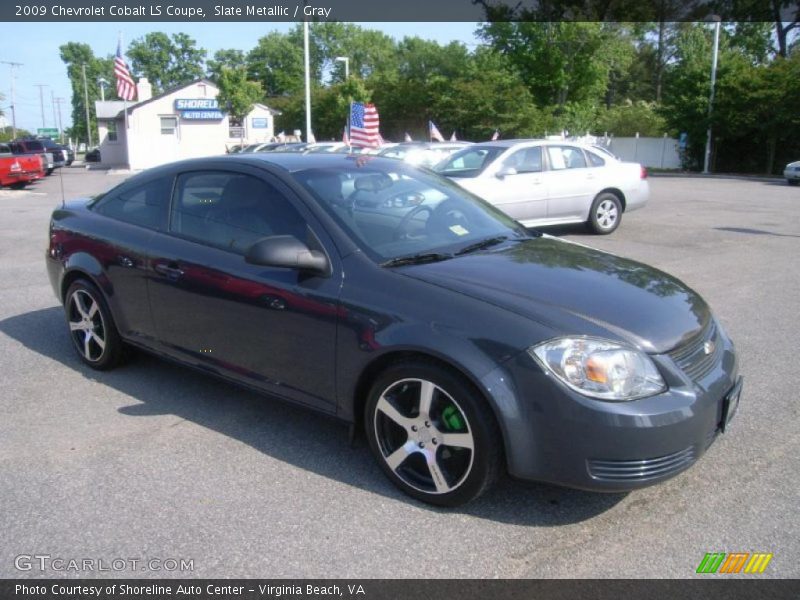 Slate Metallic / Gray 2009 Chevrolet Cobalt LS Coupe