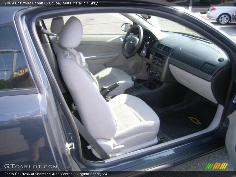 Slate Metallic / Gray 2009 Chevrolet Cobalt LS Coupe
