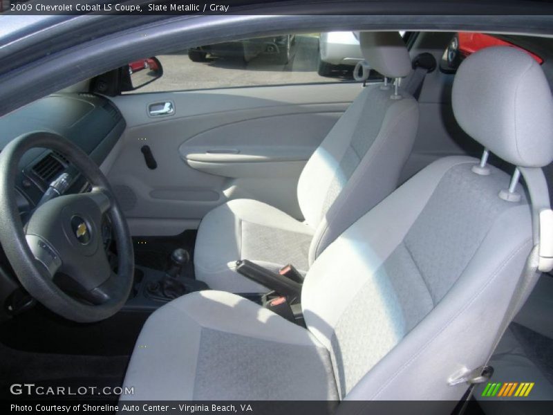 Slate Metallic / Gray 2009 Chevrolet Cobalt LS Coupe