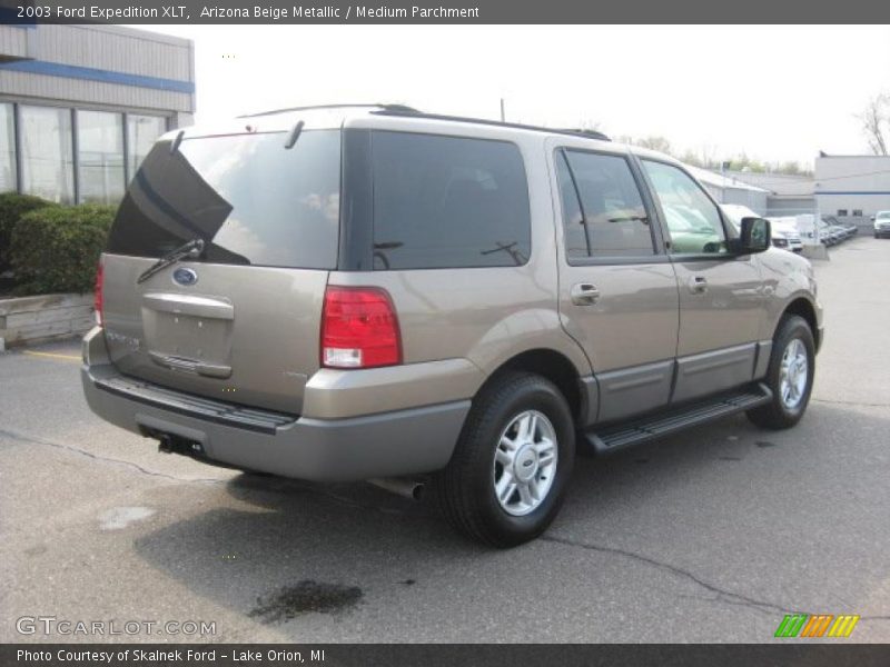 Arizona Beige Metallic / Medium Parchment 2003 Ford Expedition XLT