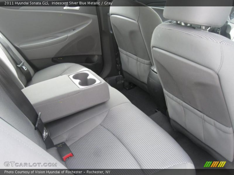 Iridescent Silver Blue Metallic / Gray 2011 Hyundai Sonata GLS