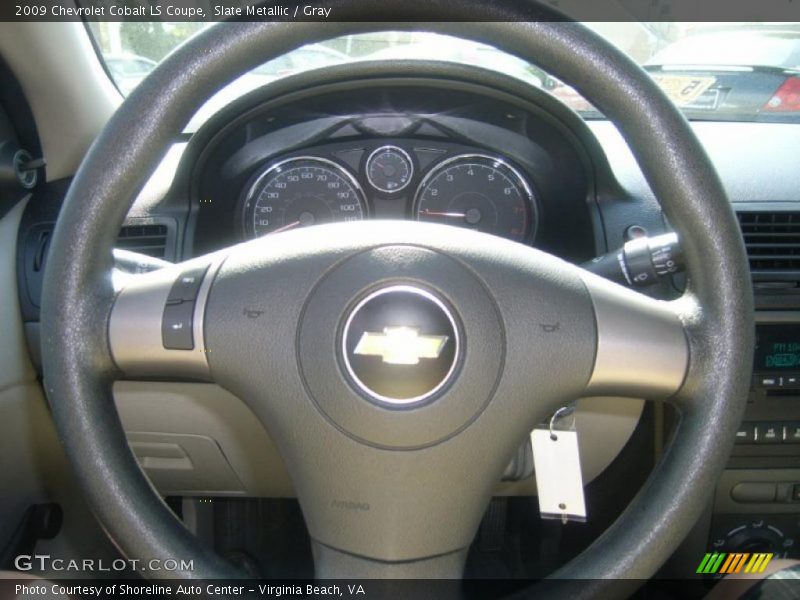Slate Metallic / Gray 2009 Chevrolet Cobalt LS Coupe
