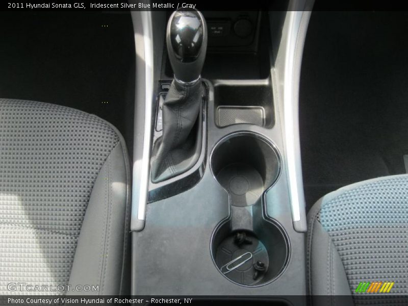Iridescent Silver Blue Metallic / Gray 2011 Hyundai Sonata GLS