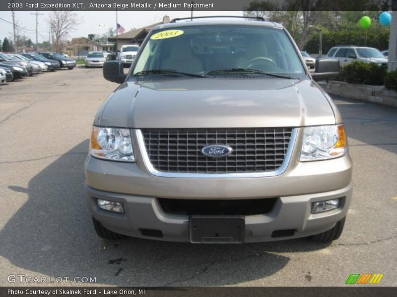 Arizona Beige Metallic / Medium Parchment 2003 Ford Expedition XLT