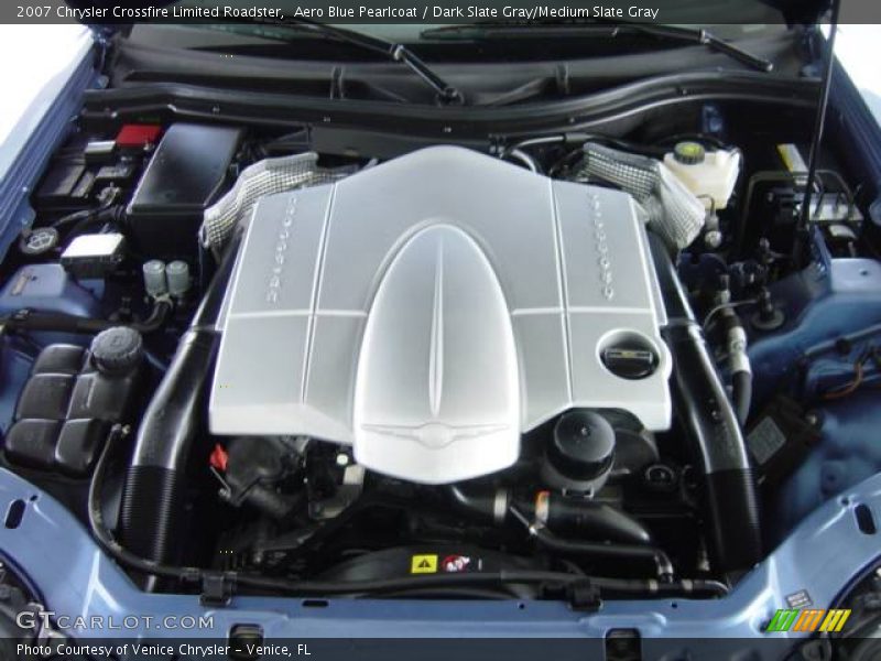 Aero Blue Pearlcoat / Dark Slate Gray/Medium Slate Gray 2007 Chrysler Crossfire Limited Roadster