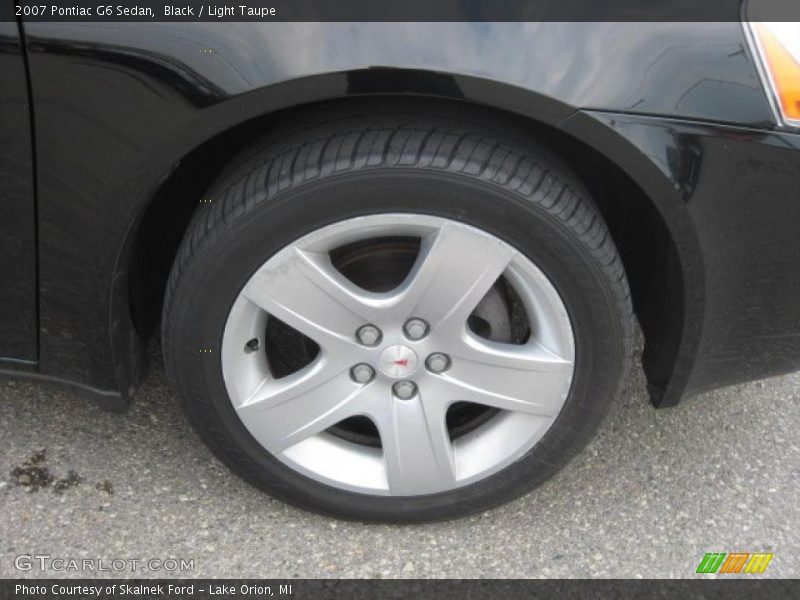 Black / Light Taupe 2007 Pontiac G6 Sedan