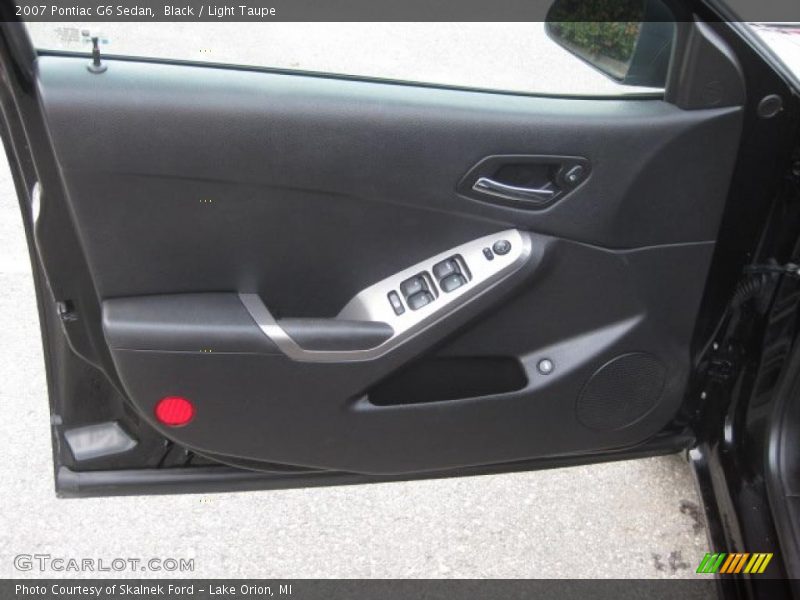 Black / Light Taupe 2007 Pontiac G6 Sedan