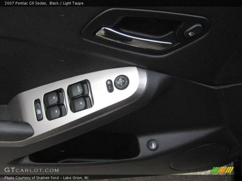 Black / Light Taupe 2007 Pontiac G6 Sedan