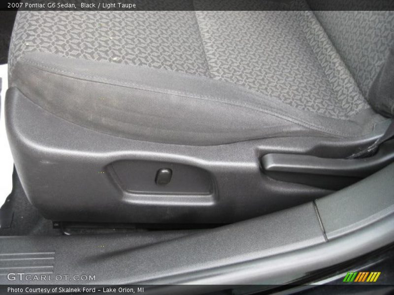 Black / Light Taupe 2007 Pontiac G6 Sedan
