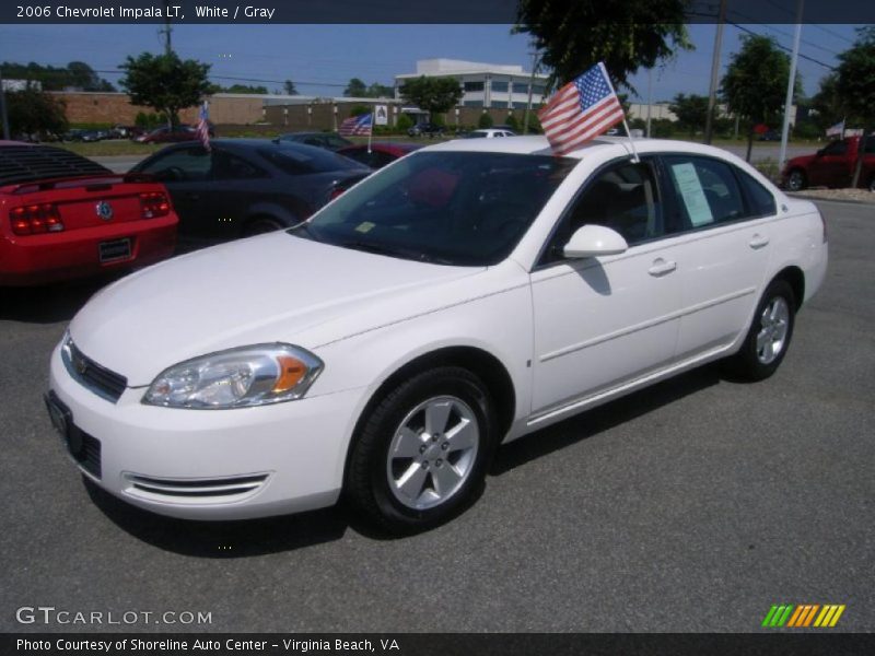 White / Gray 2006 Chevrolet Impala LT