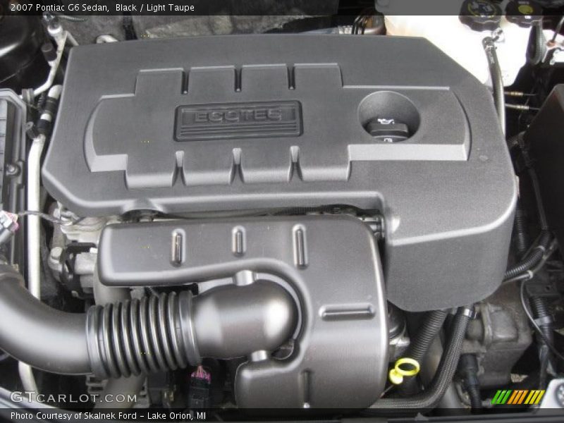Black / Light Taupe 2007 Pontiac G6 Sedan