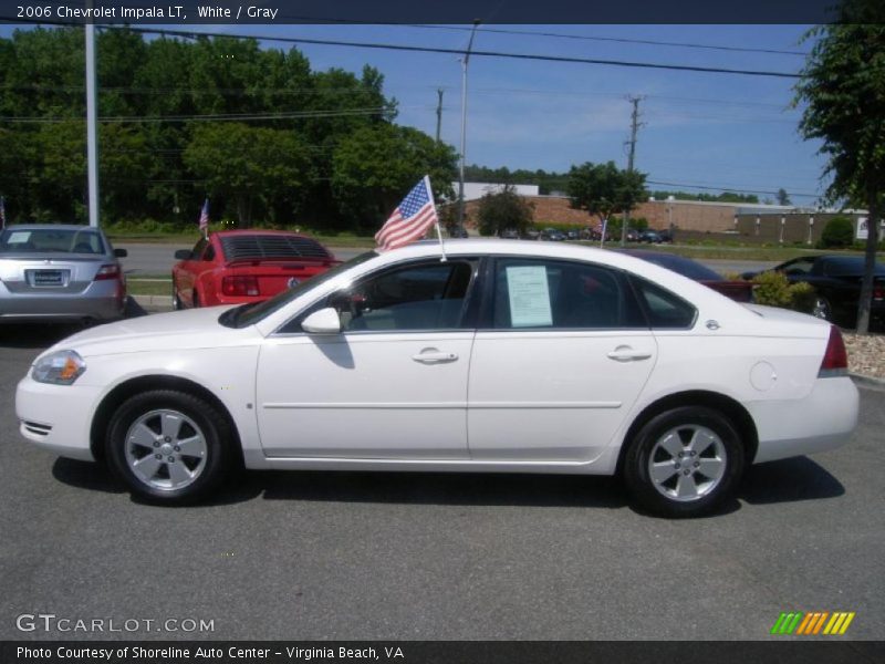 White / Gray 2006 Chevrolet Impala LT