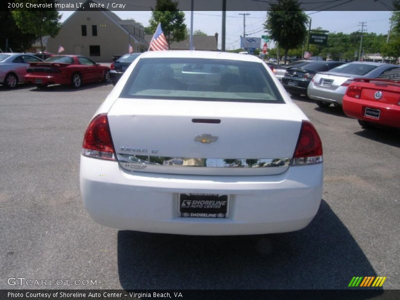 White / Gray 2006 Chevrolet Impala LT
