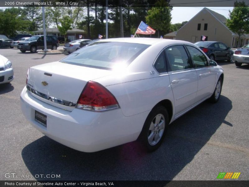 White / Gray 2006 Chevrolet Impala LT