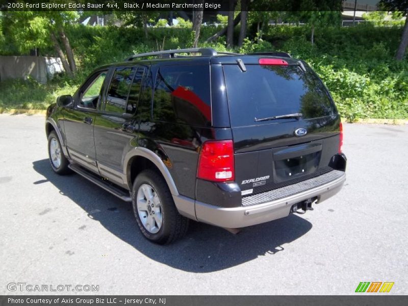 Black / Medium Parchment Beige 2003 Ford Explorer Eddie Bauer 4x4