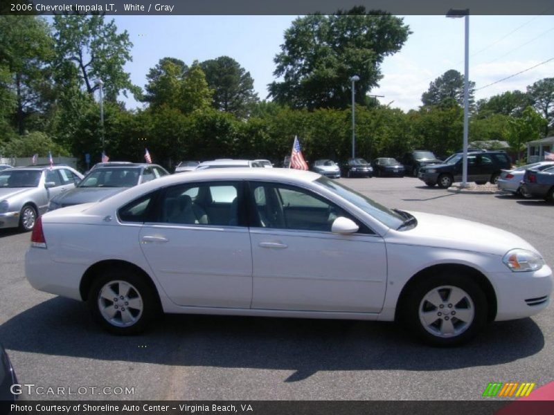 White / Gray 2006 Chevrolet Impala LT