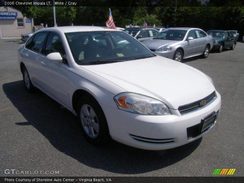 White / Gray 2006 Chevrolet Impala LT