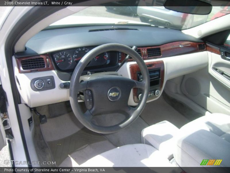 White / Gray 2006 Chevrolet Impala LT