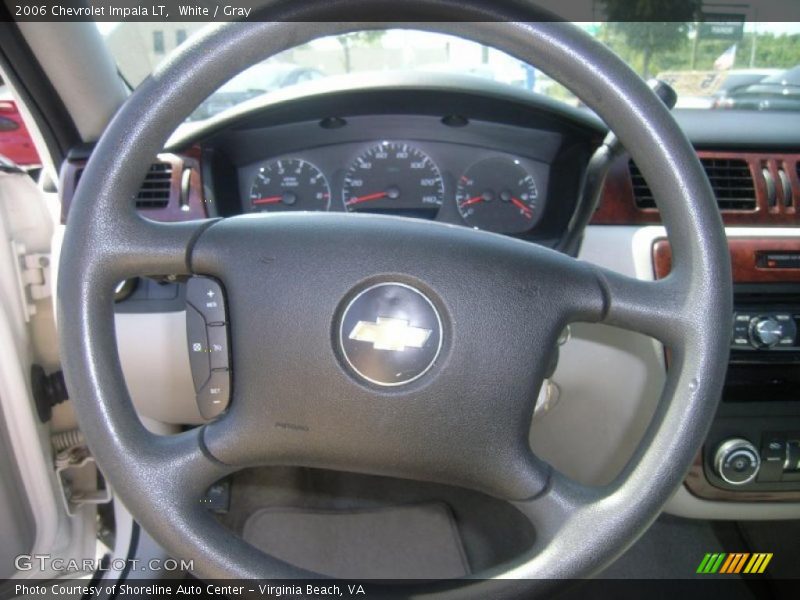White / Gray 2006 Chevrolet Impala LT