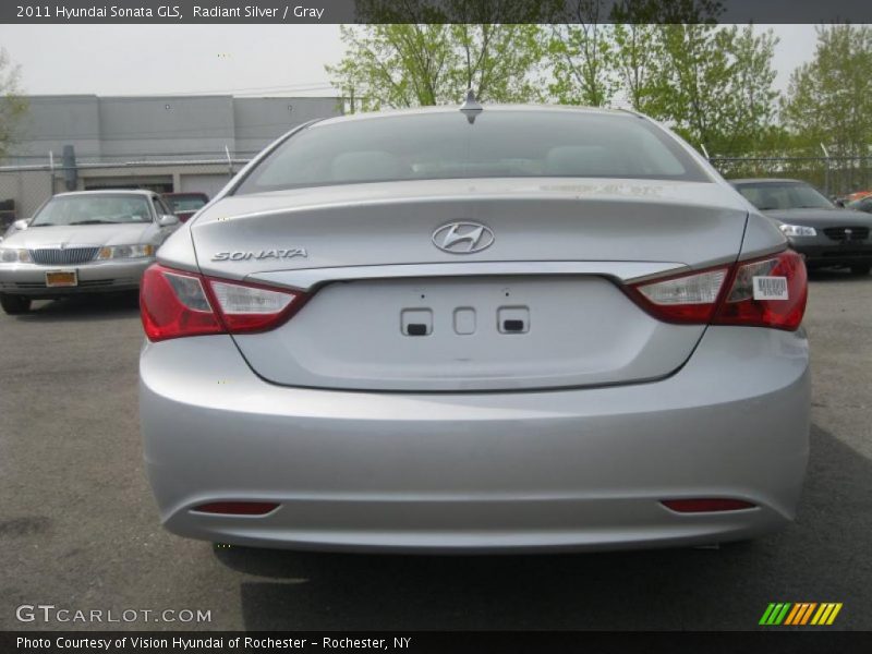 Radiant Silver / Gray 2011 Hyundai Sonata GLS