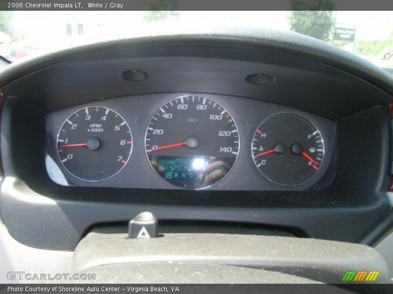 White / Gray 2006 Chevrolet Impala LT