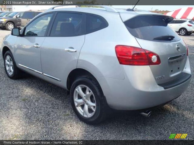Silver Ice Metallic / Black 2011 Nissan Rogue SV