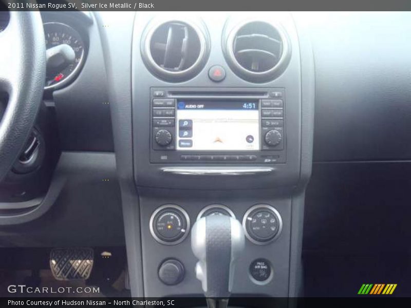 Silver Ice Metallic / Black 2011 Nissan Rogue SV