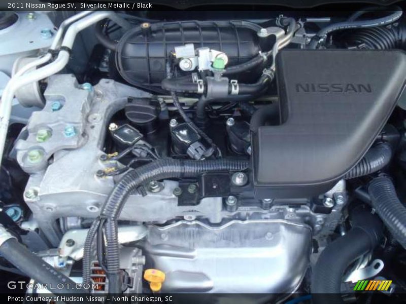 Silver Ice Metallic / Black 2011 Nissan Rogue SV