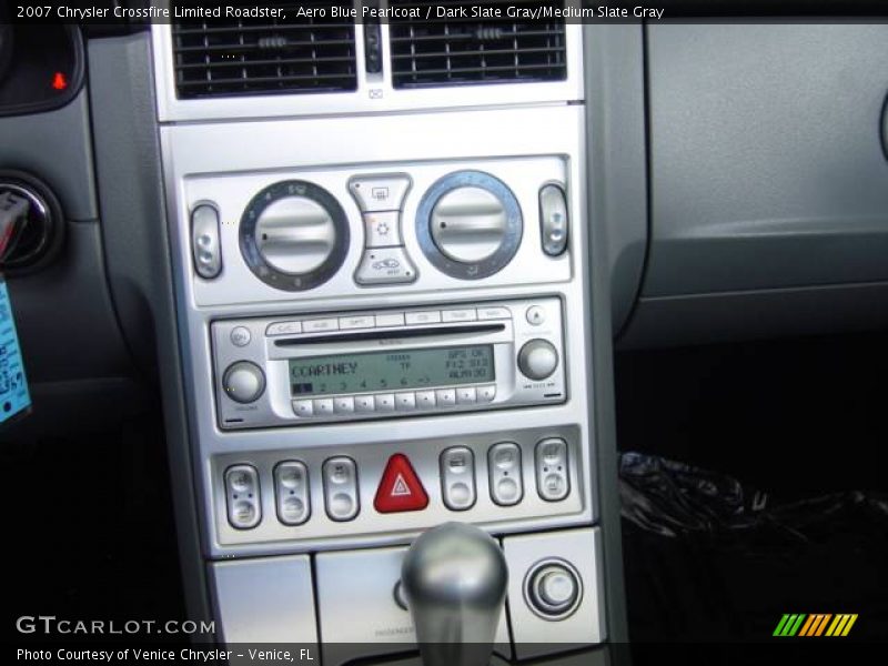 Aero Blue Pearlcoat / Dark Slate Gray/Medium Slate Gray 2007 Chrysler Crossfire Limited Roadster