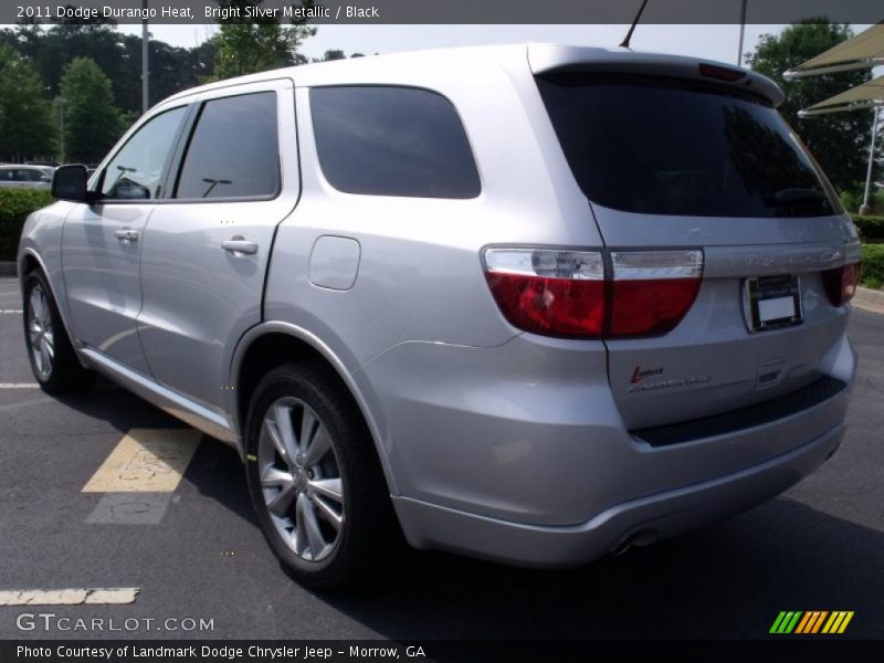 Bright Silver Metallic / Black 2011 Dodge Durango Heat