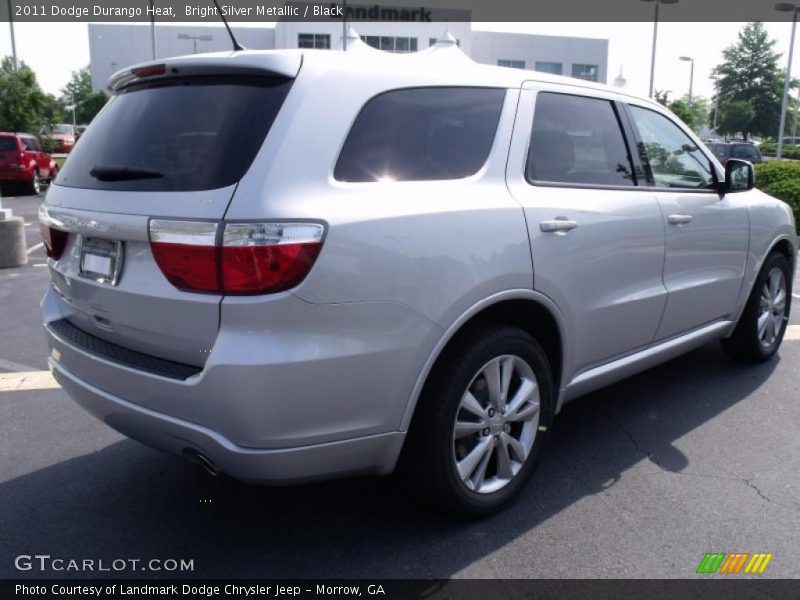 Bright Silver Metallic / Black 2011 Dodge Durango Heat