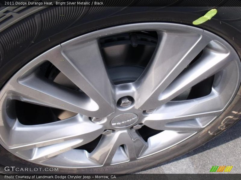 Bright Silver Metallic / Black 2011 Dodge Durango Heat