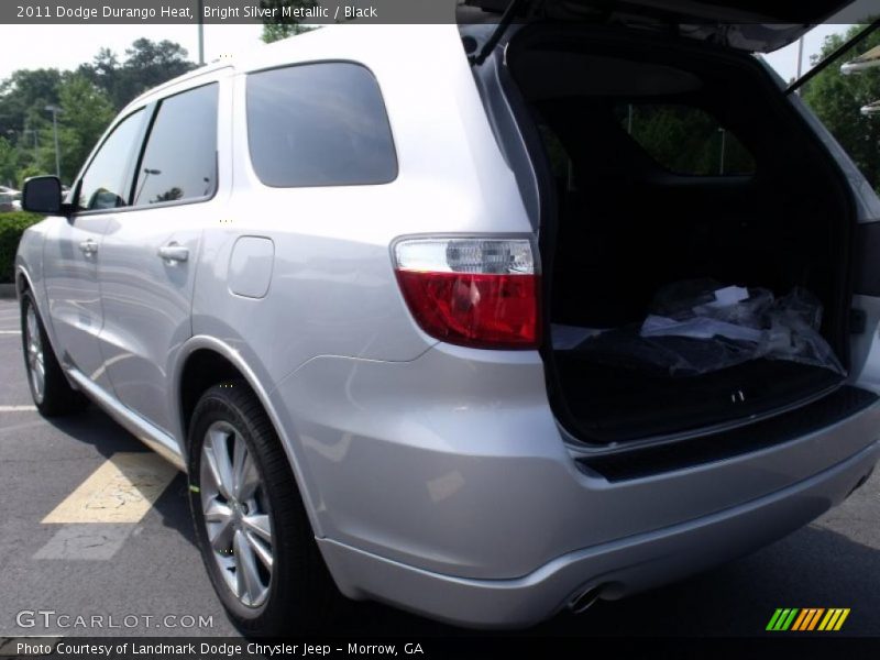 Bright Silver Metallic / Black 2011 Dodge Durango Heat