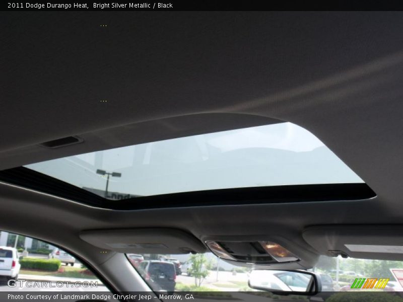 Bright Silver Metallic / Black 2011 Dodge Durango Heat