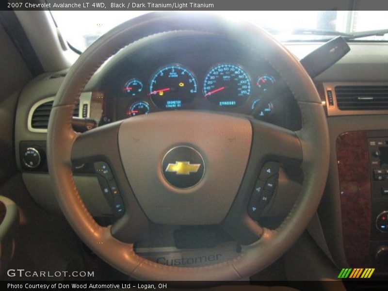 Black / Dark Titanium/Light Titanium 2007 Chevrolet Avalanche LT 4WD