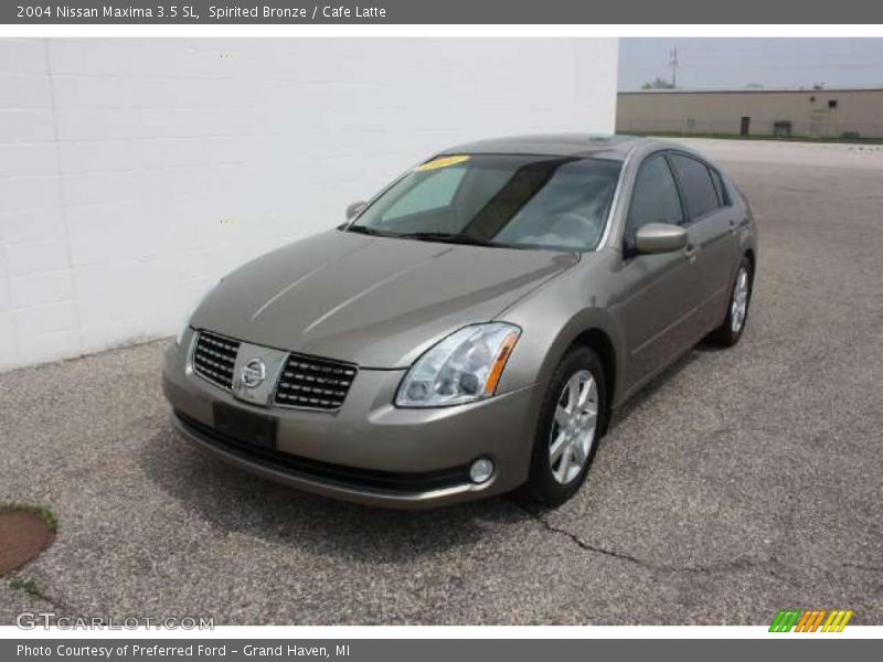 Spirited Bronze / Cafe Latte 2004 Nissan Maxima 3.5 SL