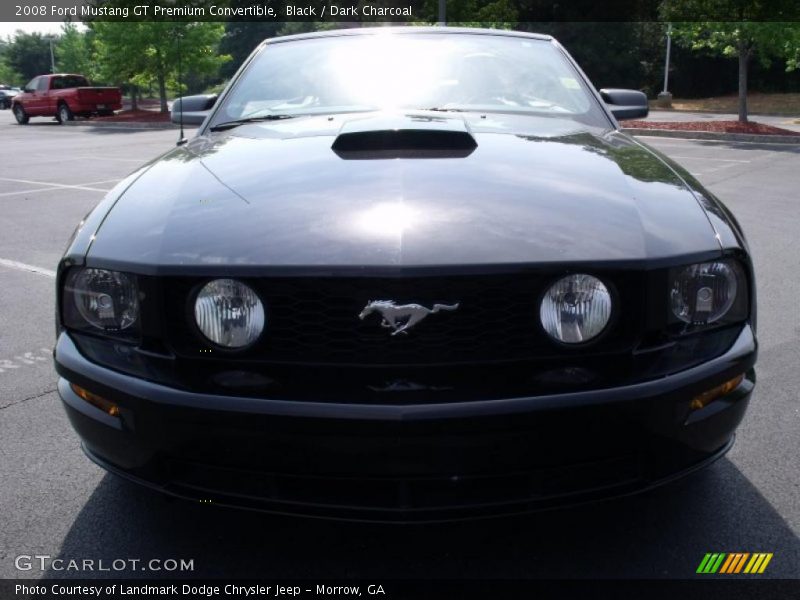 Black / Dark Charcoal 2008 Ford Mustang GT Premium Convertible