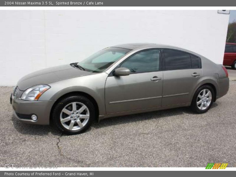 Spirited Bronze / Cafe Latte 2004 Nissan Maxima 3.5 SL