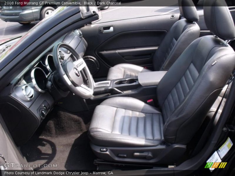  2008 Mustang GT Premium Convertible Dark Charcoal Interior