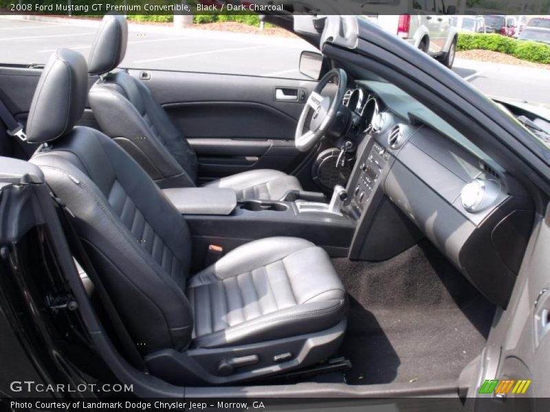  2008 Mustang GT Premium Convertible Dark Charcoal Interior