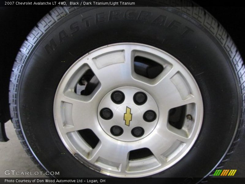 Black / Dark Titanium/Light Titanium 2007 Chevrolet Avalanche LT 4WD