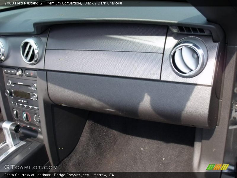 Black / Dark Charcoal 2008 Ford Mustang GT Premium Convertible
