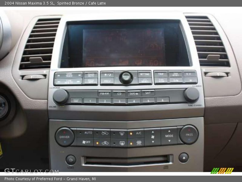 Spirited Bronze / Cafe Latte 2004 Nissan Maxima 3.5 SL