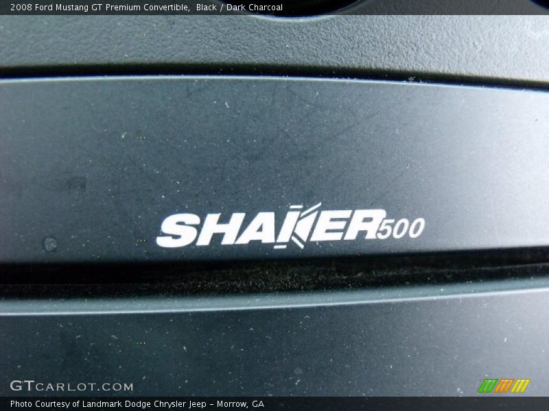 Black / Dark Charcoal 2008 Ford Mustang GT Premium Convertible